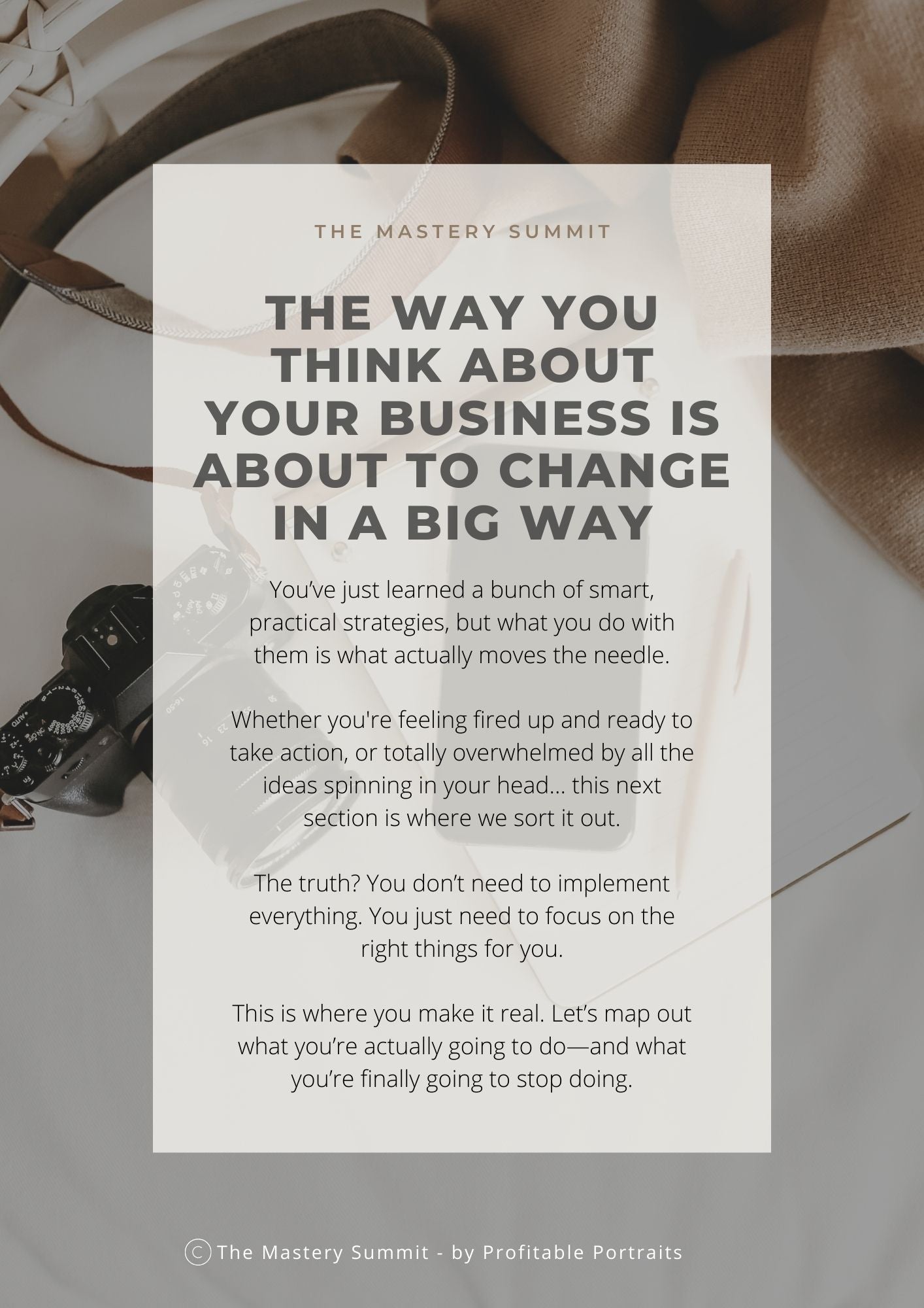 Mastery Summit | ImplementationWorkbook