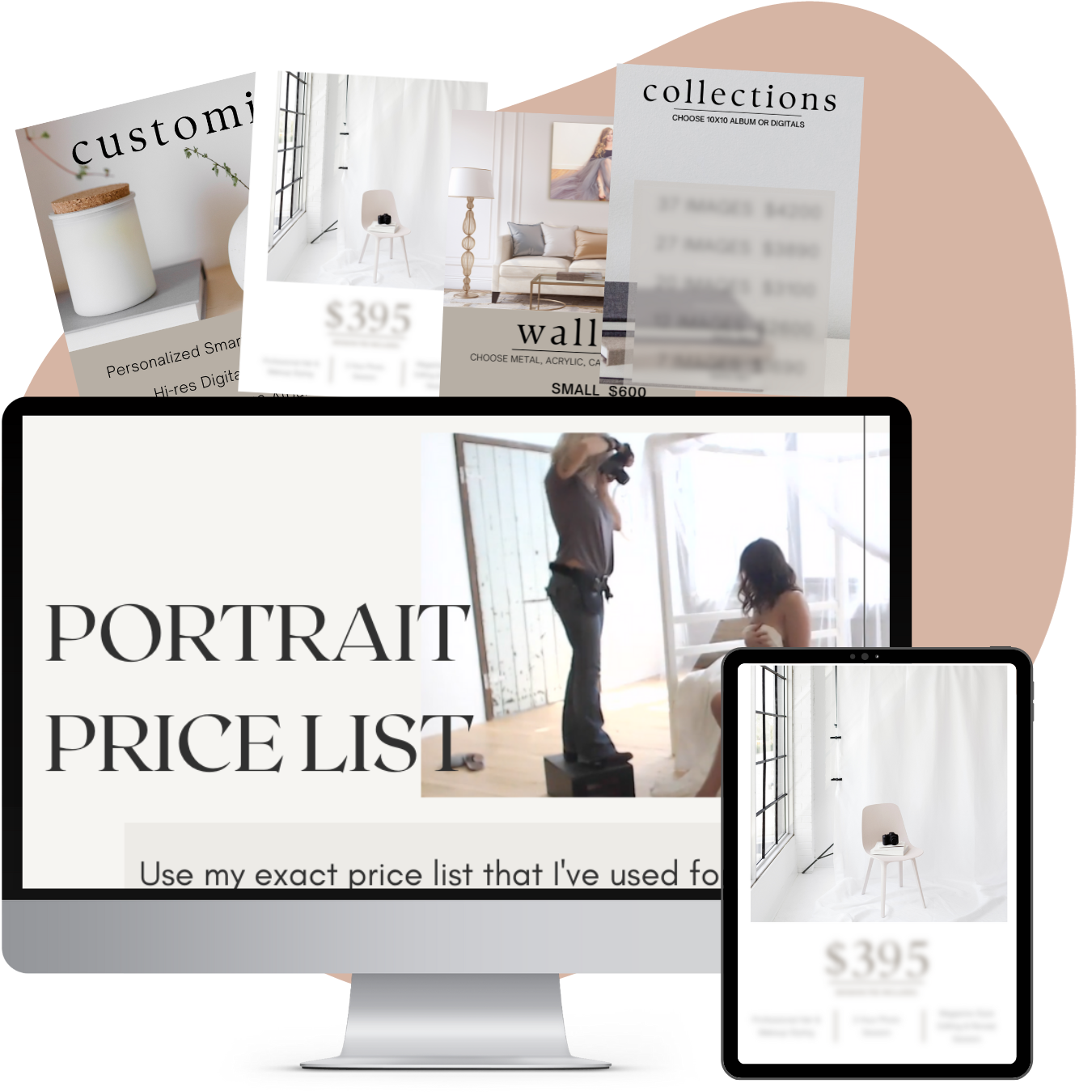 Portrait Price List Template