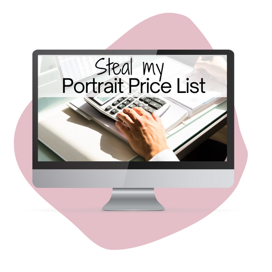 Portrait Price List Template
